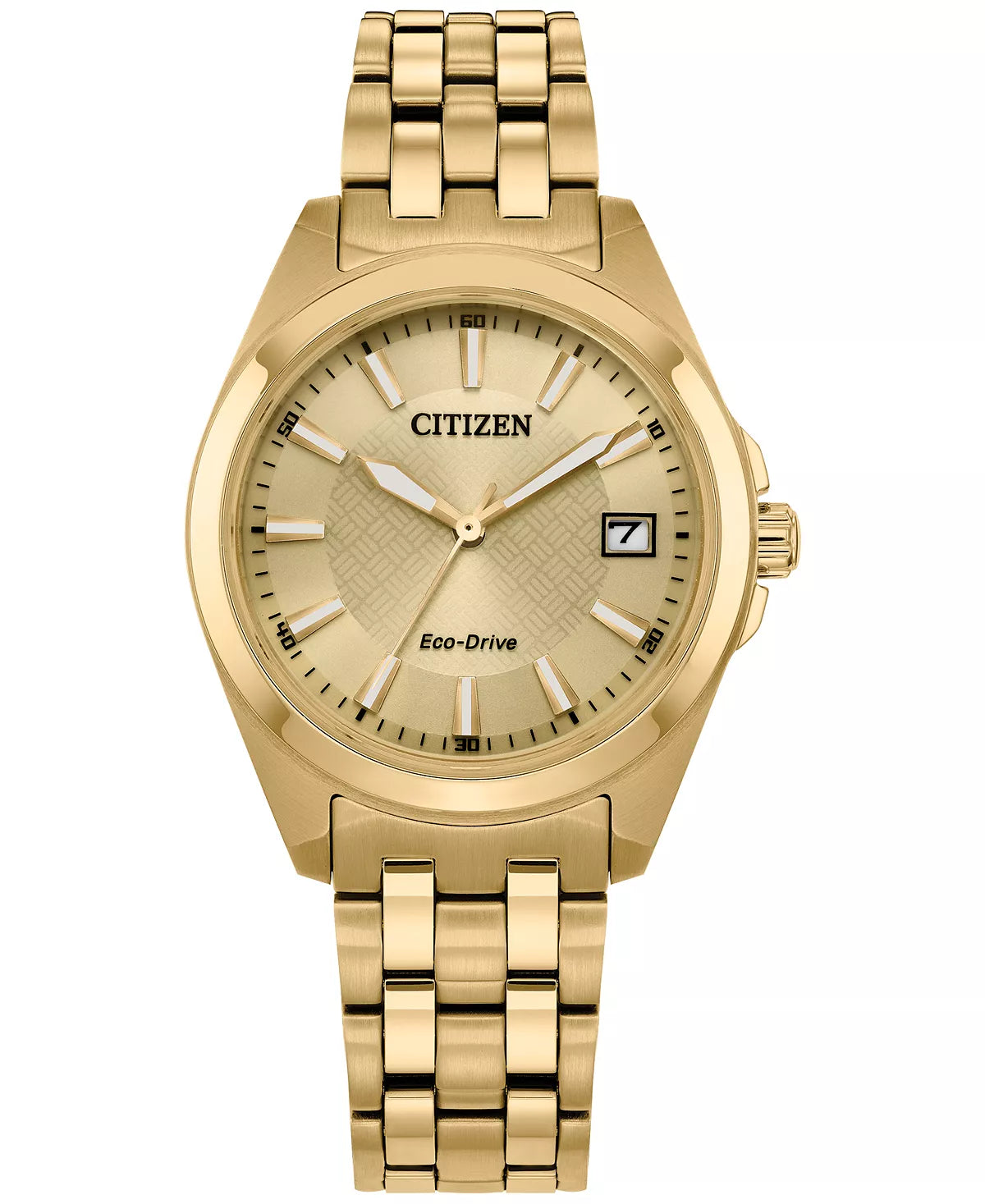 Citizen Eco-Drive Women's Peyten Gold-Tone Stainless Steel Bracelet Watch 33mm