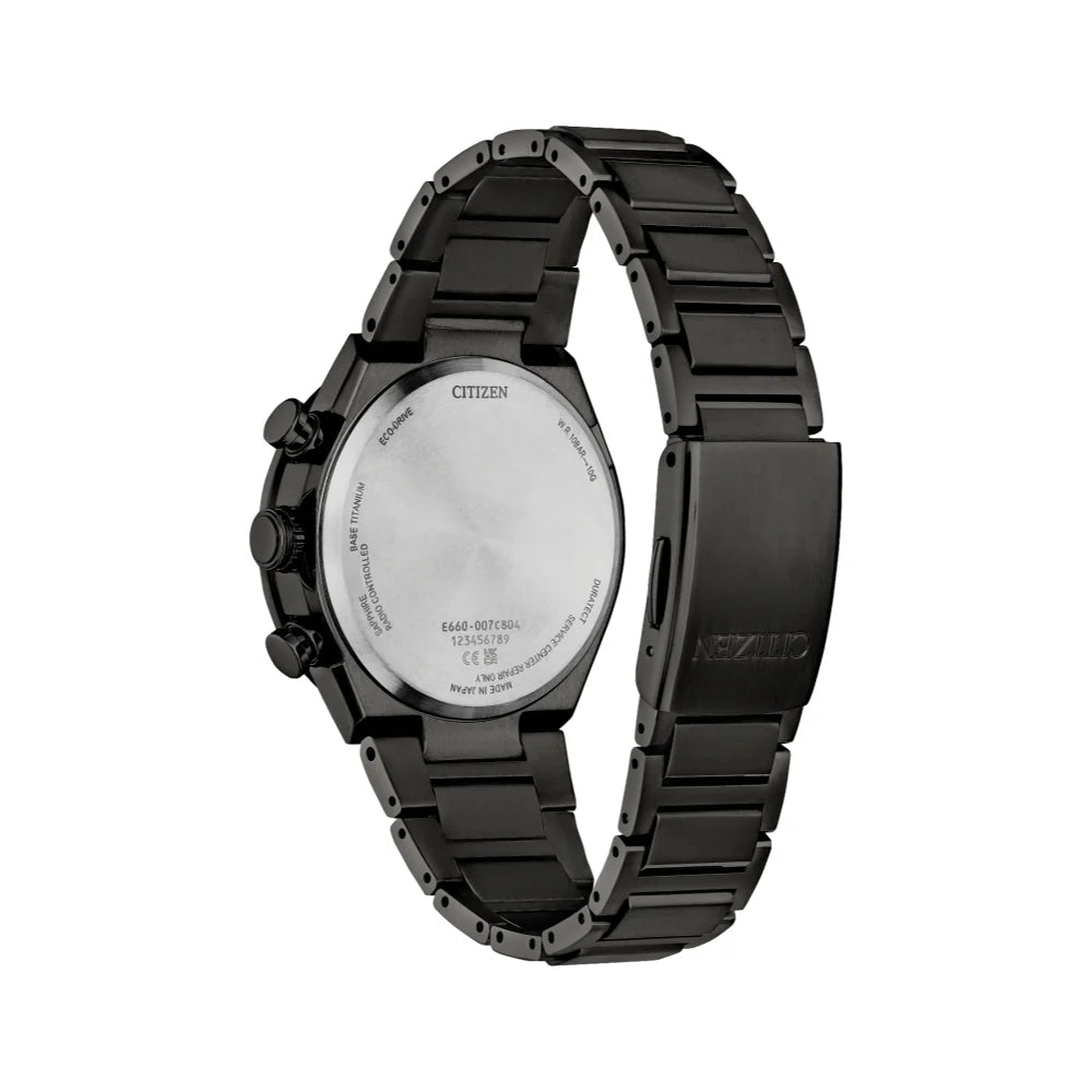 Citizen Attesa E660 Black Super Titanium Black Dial