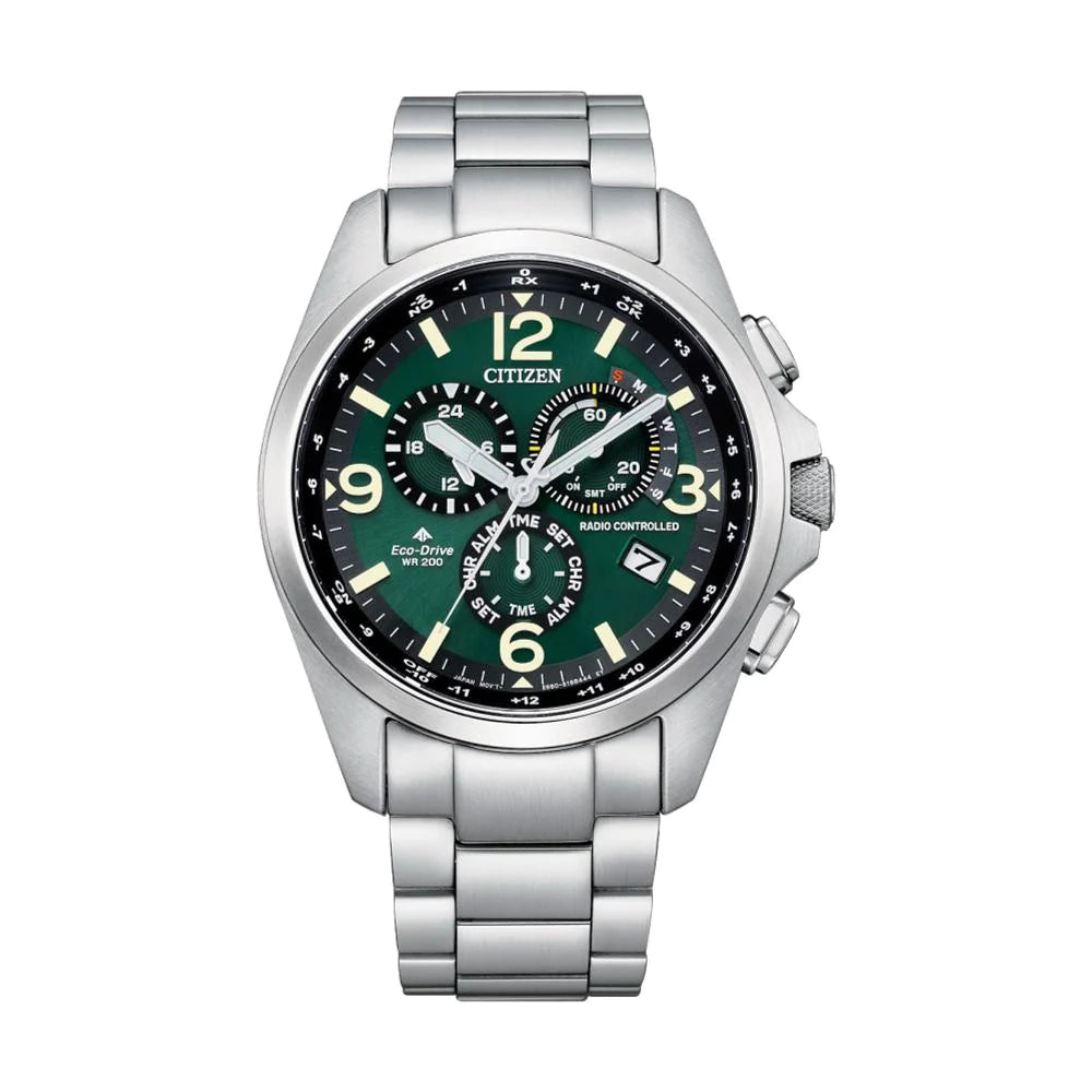 Citizen Promaster Land Chronograph Green Dial