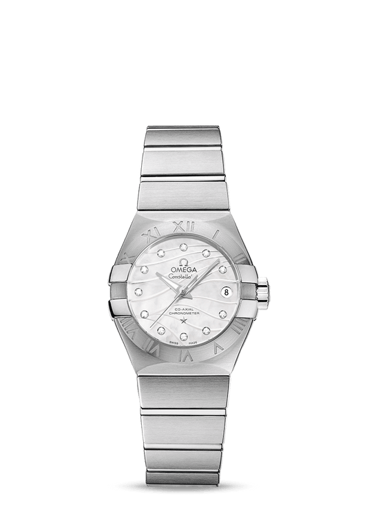 CONSTELLATION OMEGA CO-AXIAL 27 MM
 
 Steel on stee