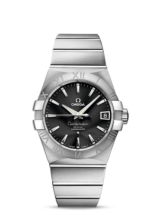 CONSTELLATION OMEGA CO-AXIAL 38 MM
 
 Steel on steel