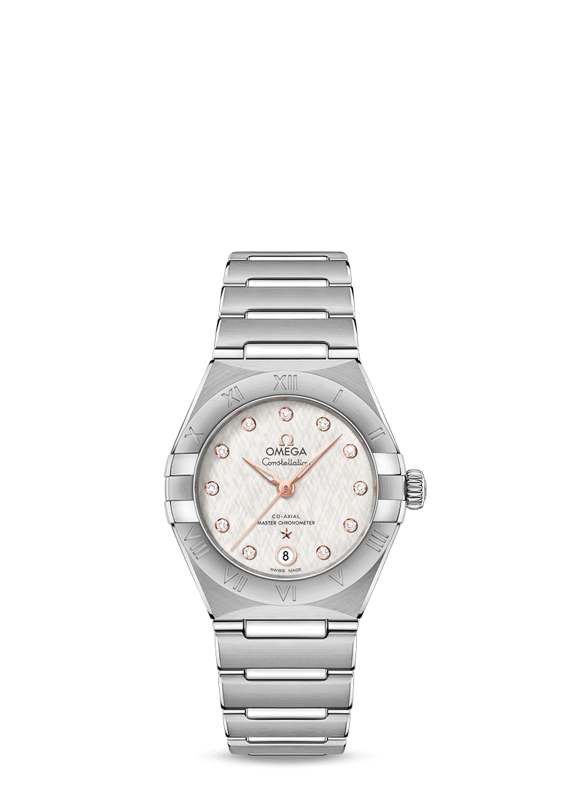 Steel on steel
Constellation Manhattan
Omega Co‑Axial Master Chronometer 29 mm