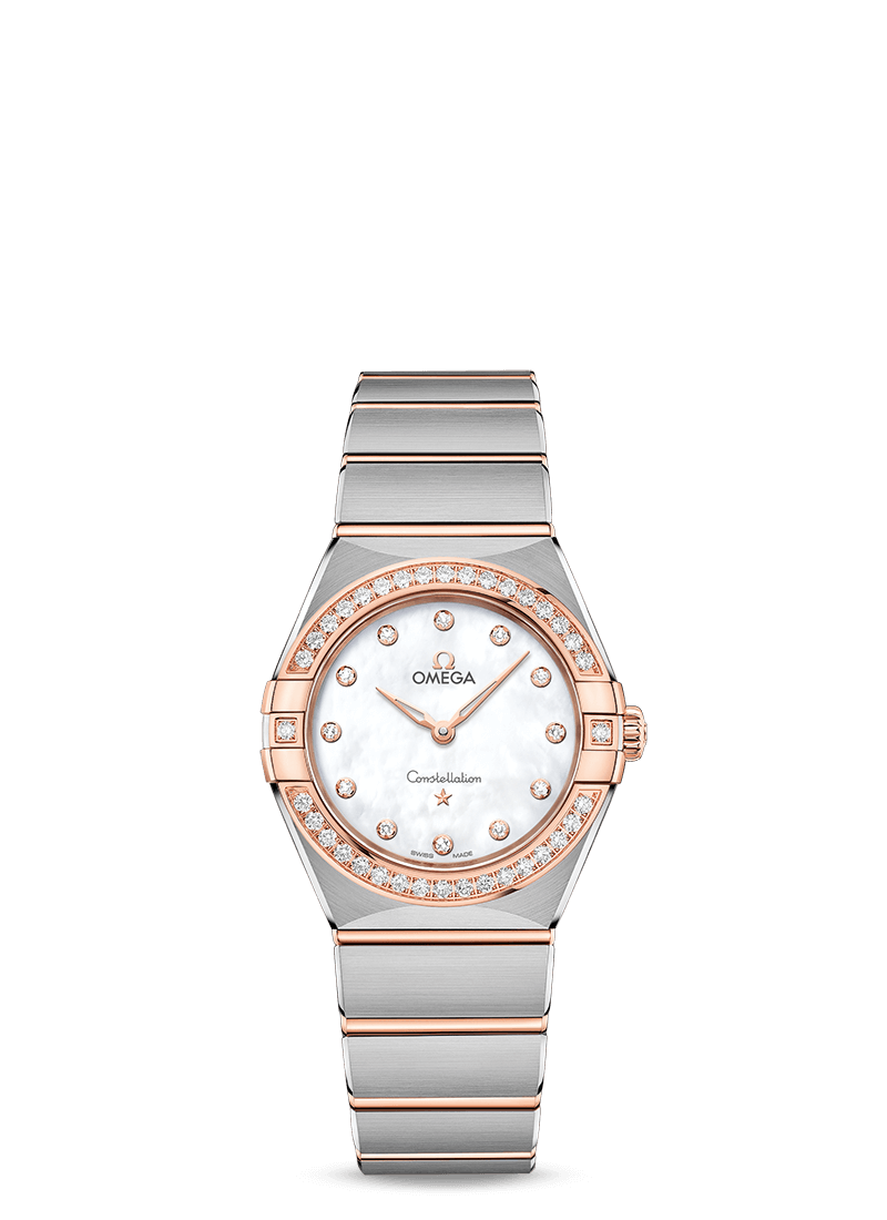 Steel ‑ Sedna™ Gold on Steel ‑ Sedna™ Gold Constellation Manhattan Quartz 28 mm