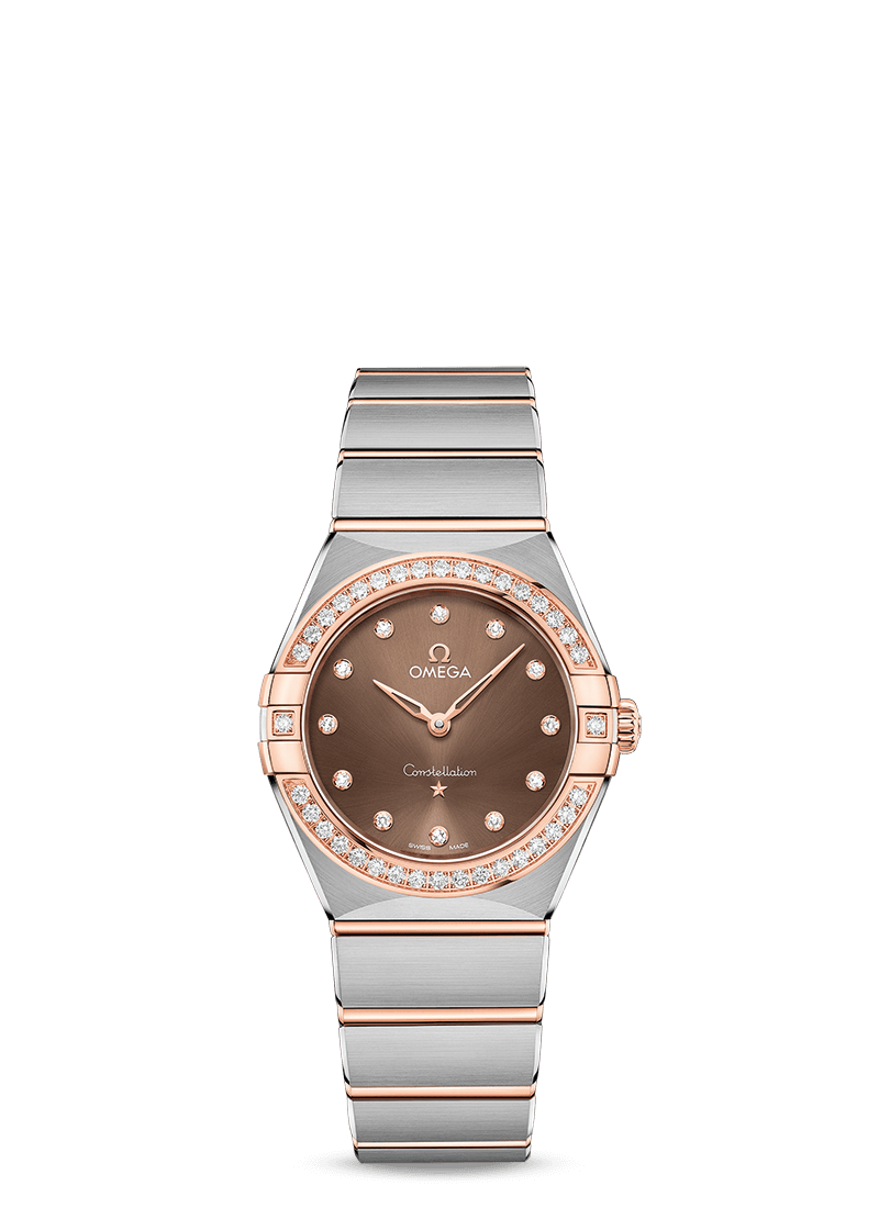 Steel ‑ Sedna™ Gold on Steel ‑ Sedna™ Gold Constellation Manhattan Quartz 28 mm