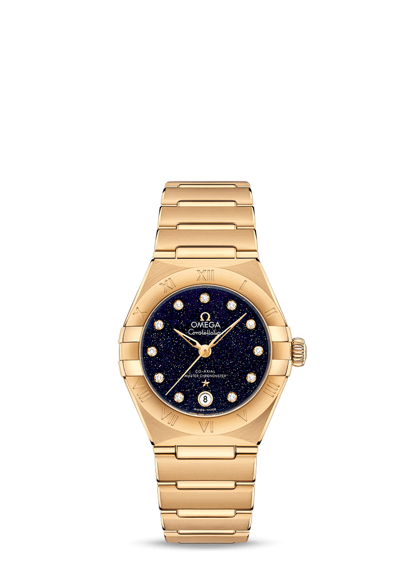 Yellow gold on yellow gold
Constellation Manhattan
Omega Co‑Axial Master Chronometer 29 mm