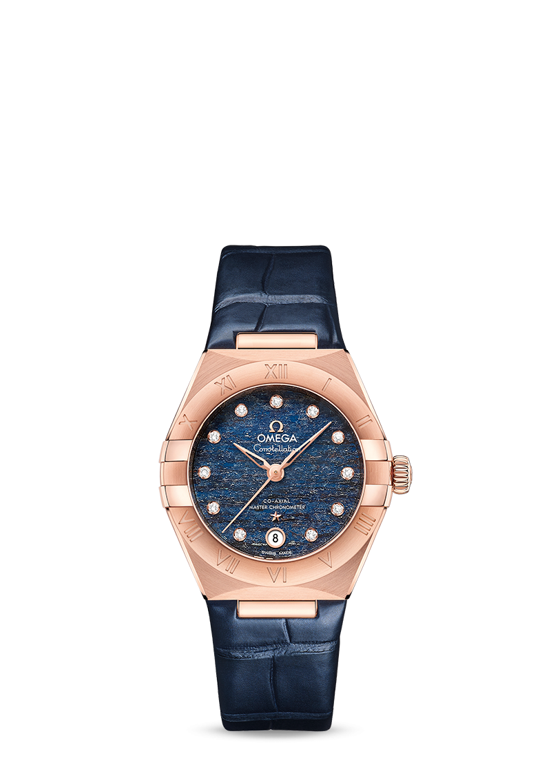 CONSTELLATION
CO‑AXIAL MASTER CHRONOMETER 29 MM
Sedna™ gold on leather strap