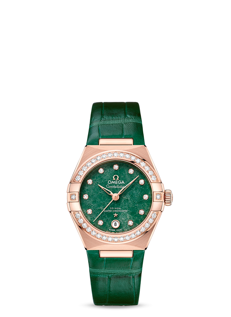 CONSTELLATION
CO‑AXIAL MASTER CHRONOMETER 29 MM
Sedna™ gold on leather strap