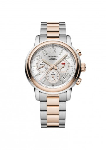 MILLE MIGLIA CHRONOGRAPH 18K ROSE GOLD AND STAINLESS STEEL