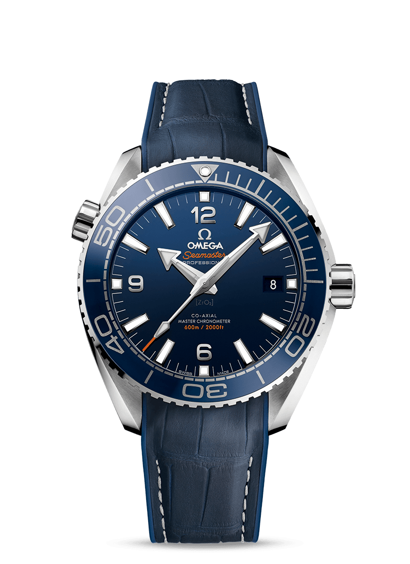 PLANET OCEAN 600 M OMEGA CO-AXIAL MASTER CHRONOMETER 43.5
MM
Steel on leather strap with rubber lining