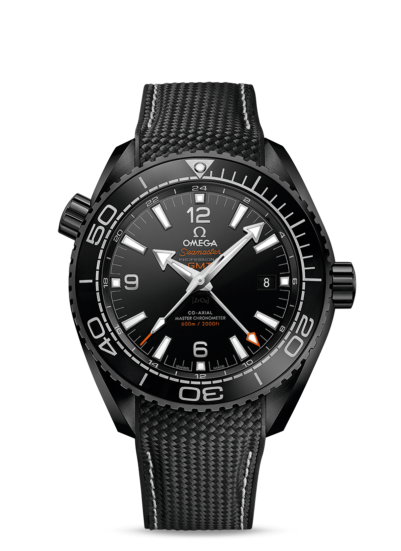 PLANET OCEAN 600 M OMEGA CO-AXIAL MASTER CHRONOMETER GMT
45.5 MM
Black ceramic on rubber strap
