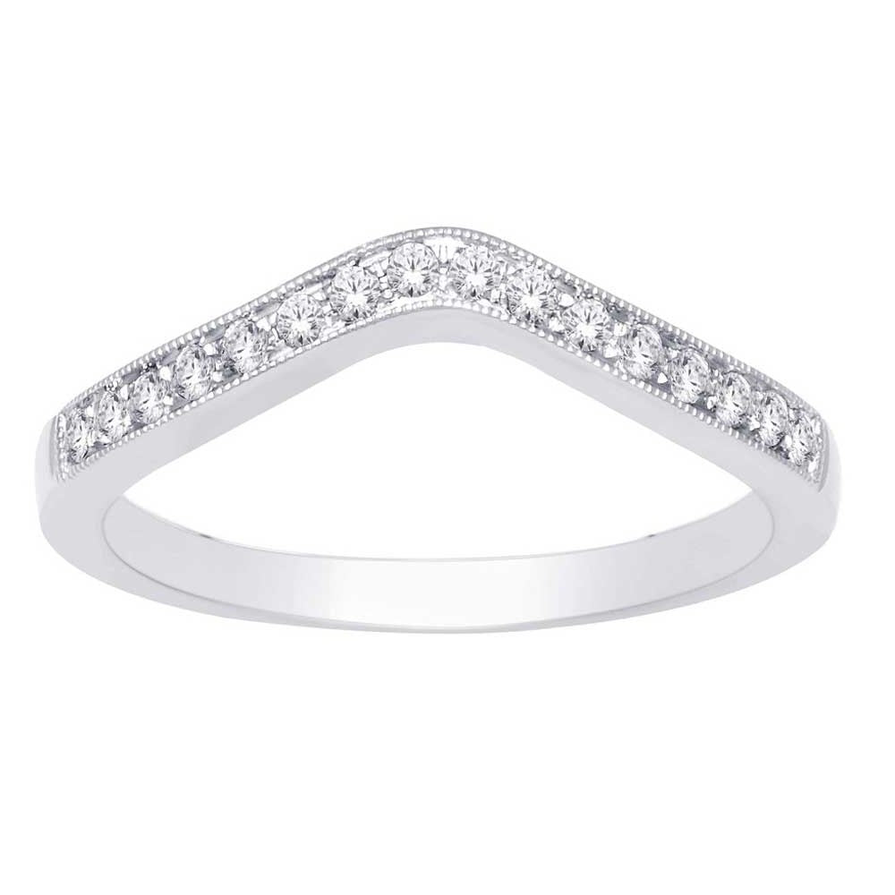 14K Rose Gold 1/5 Ct.tw. Diamond Band Ring