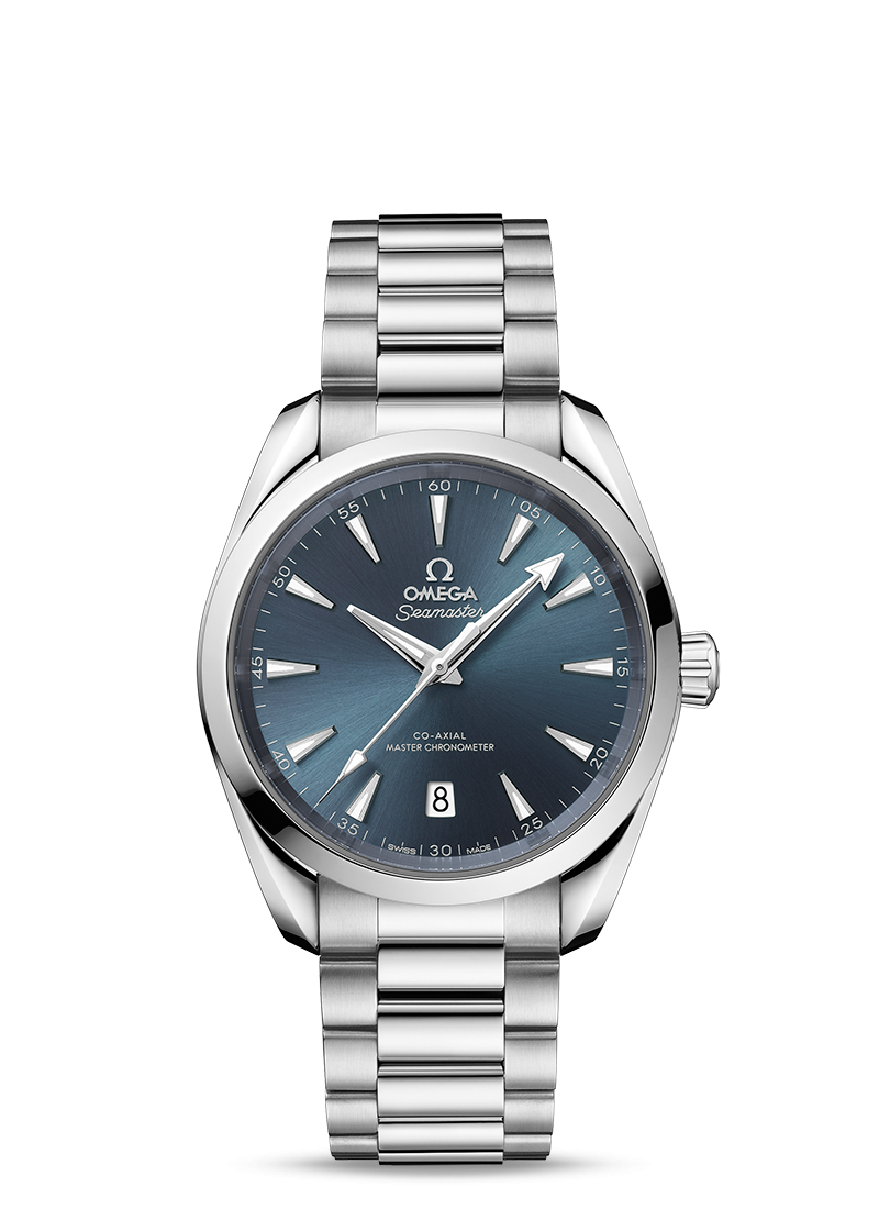 AQUA TERRA 150M
CO‑AXIAL MASTER CHRONOMETER 38 MM
Steel on steel