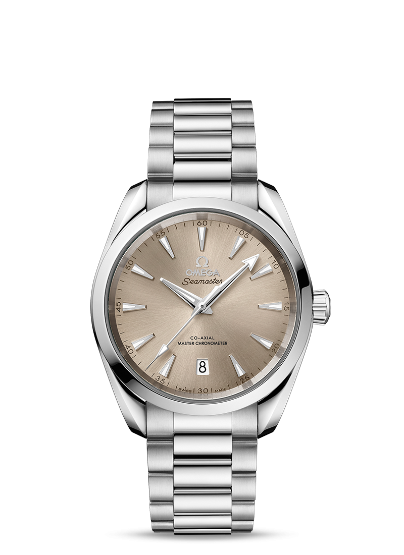 AQUA TERRA 150M
CO‑AXIAL MASTER CHRONOMETER 38 MM
Steel on steel