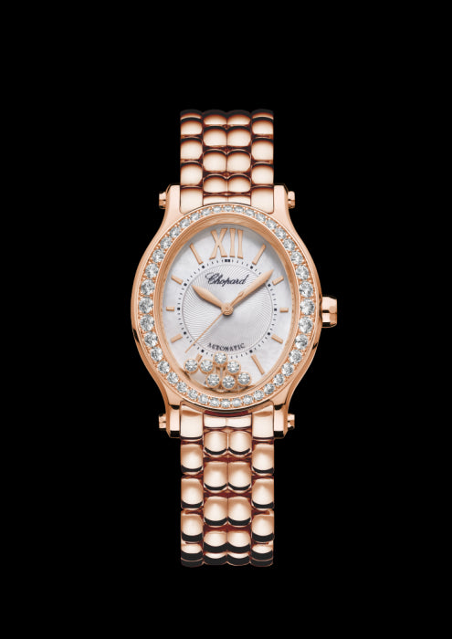 HAPPY SPORT OVAL
 18K ROSE GOLD AND DIAMONDS