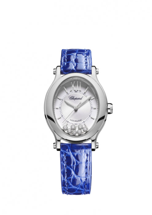 HAPPY SPORT OVAL
STAINLESS STEEL AND DIAMONDS