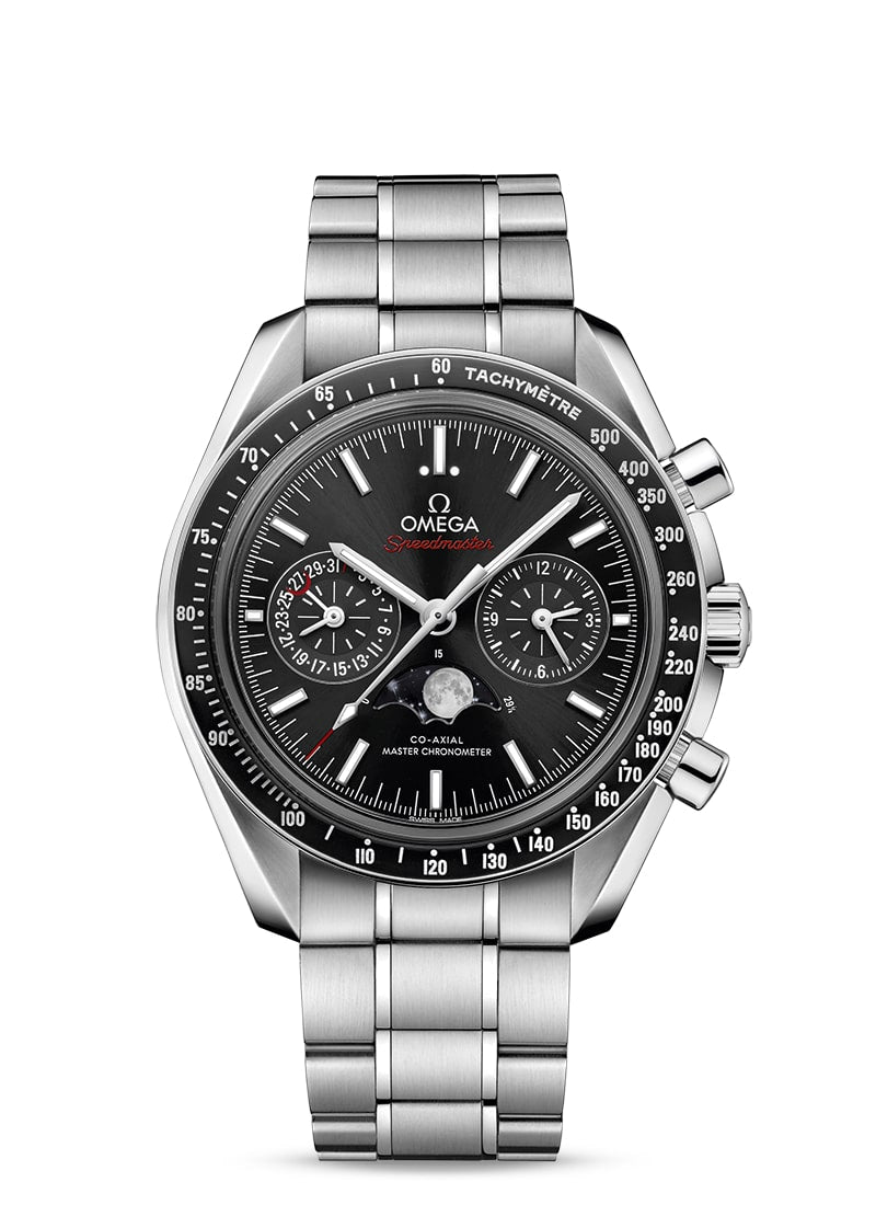 MOONWATCH OMEGA CO-AXIAL MASTER CHRONOMETER MOONPHASE CHRONOGRAPH 44.25 MM
Steel on steel