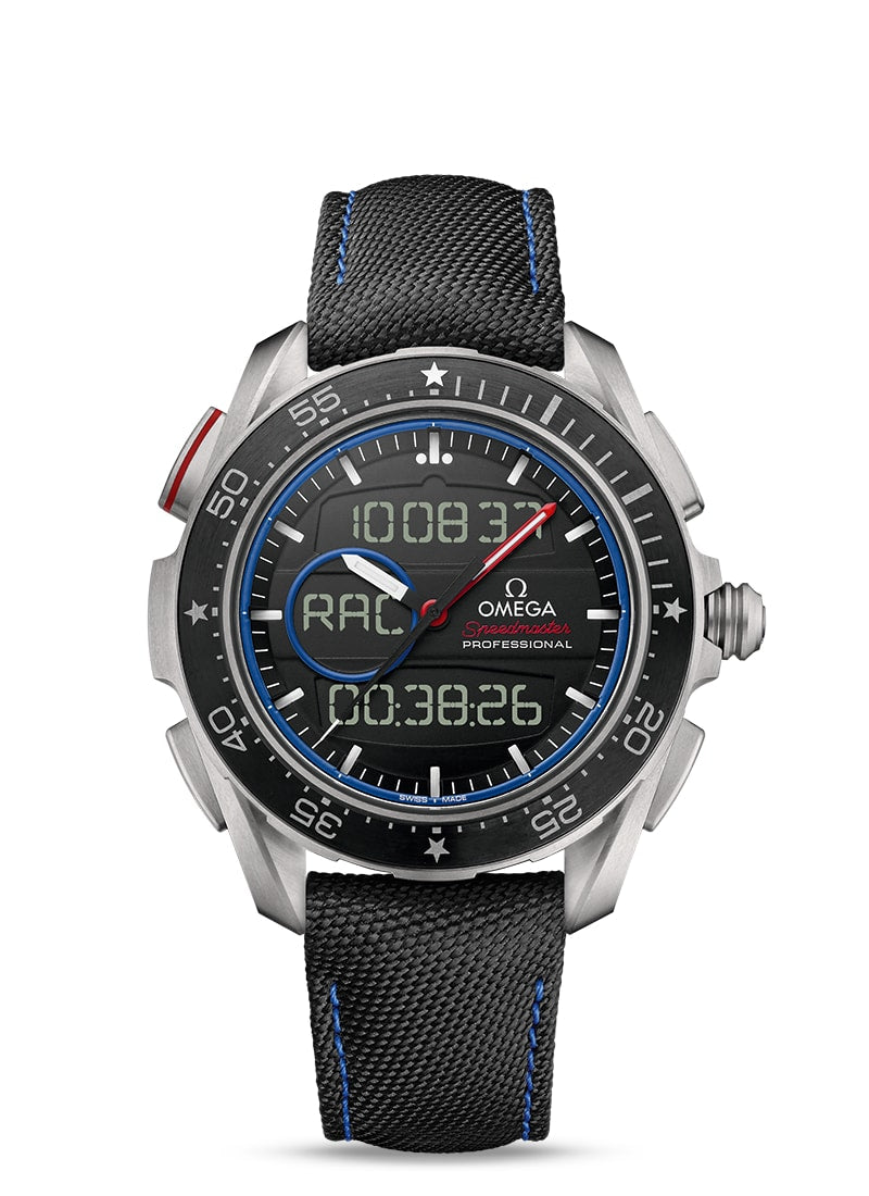 X-33 REGATTA CHRONOGRAPH 45 MM
ETNZ LIMITED EDITION
Titanium on coated nylon fabric strap