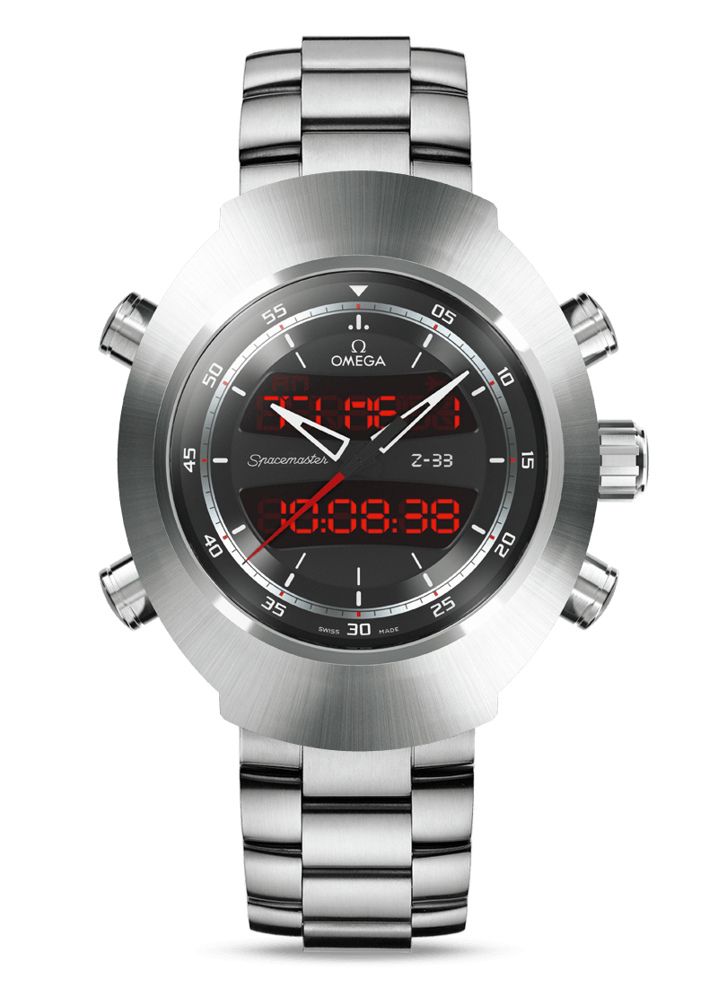SPACEMASTER Z-33 CHRONOGRAPH 43 X 53 MM
Titanium on titanium