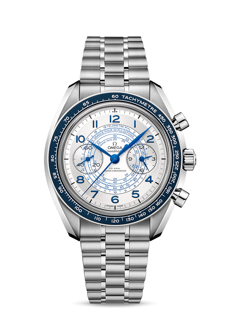 CHRONOSCOPE
CO‑AXIAL MASTER CHRONOMETER CHRONOGRAPH 43 MM
Steel on steel