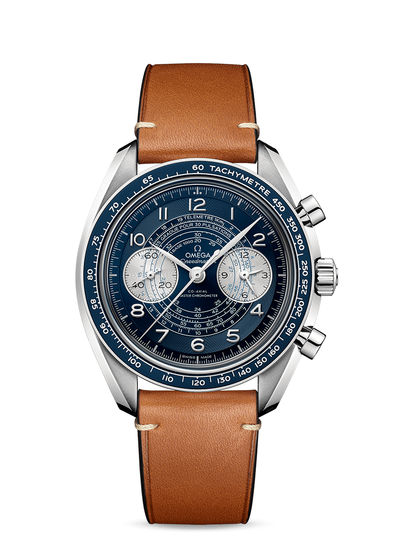 CHRONOSCOPE
CO‑AXIAL MASTER CHRONOMETER CHRONOGRAPH 43 MM
Steel on leather strap