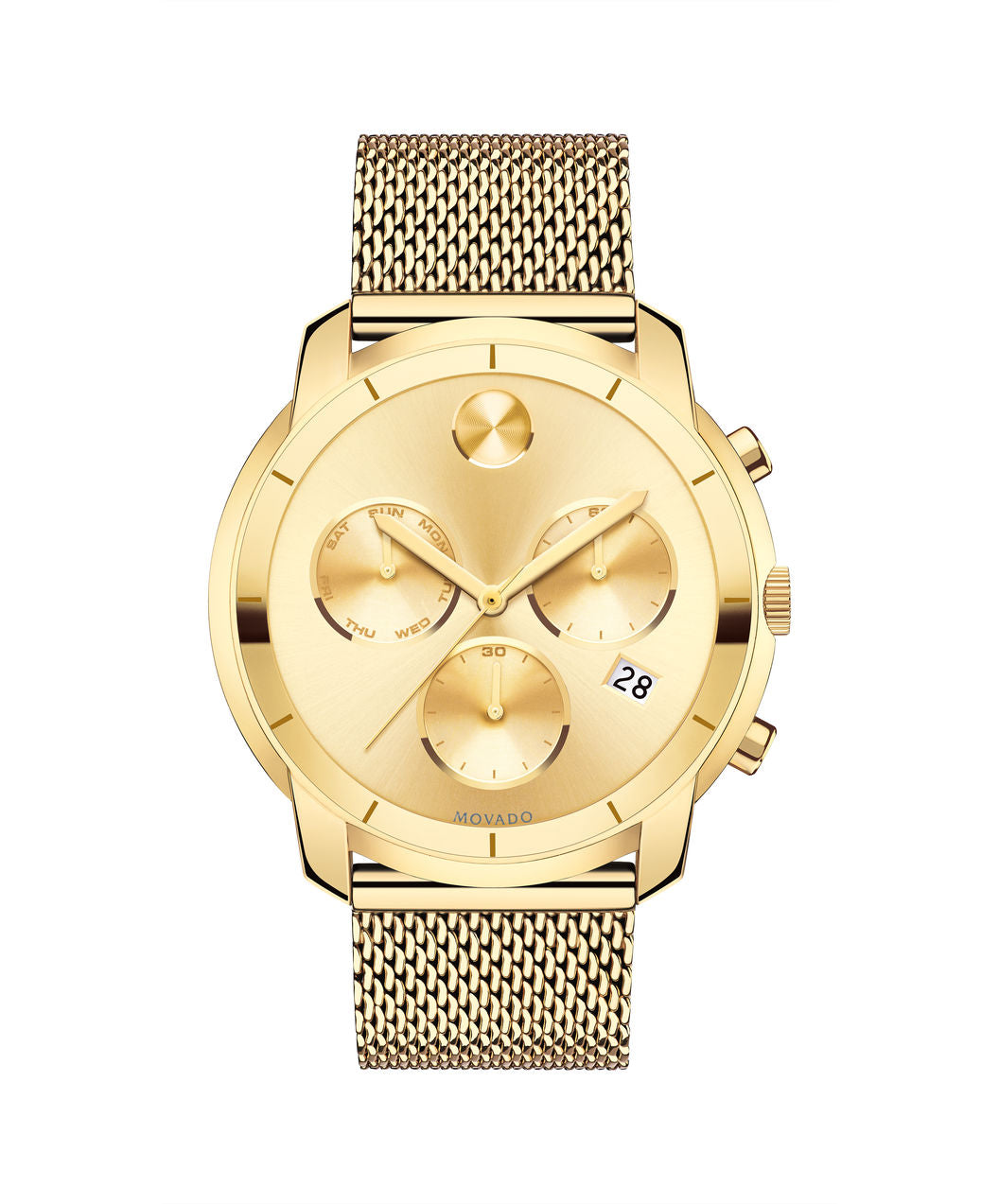 Gold Movado Bold With K1 Crystal Dot Ring Movado Women main image 3