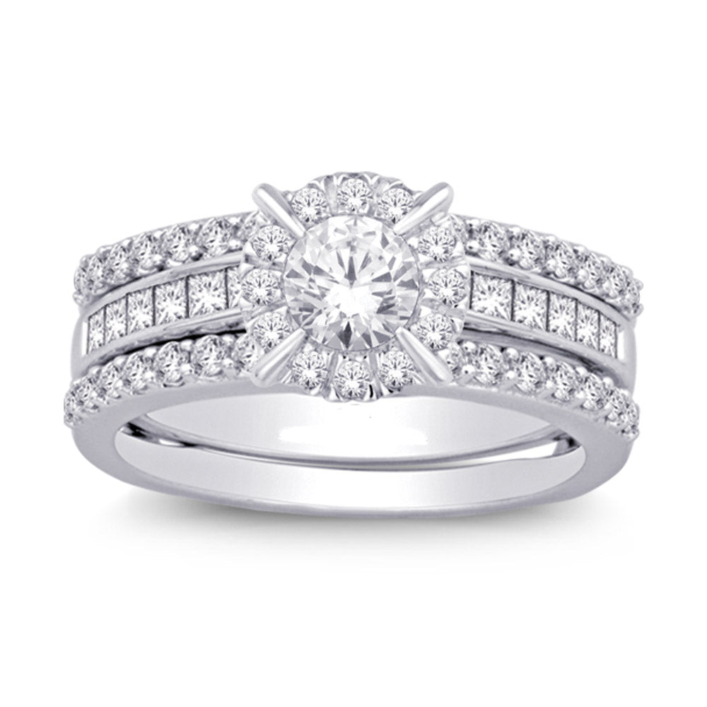 14K White Gold 1 1/4 Ct.tw Diamond Enhancer Bridal