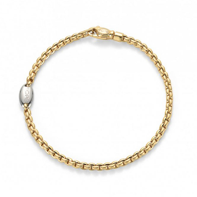 Fope EKA 18ct Yellow Gold Slim Bracelet
