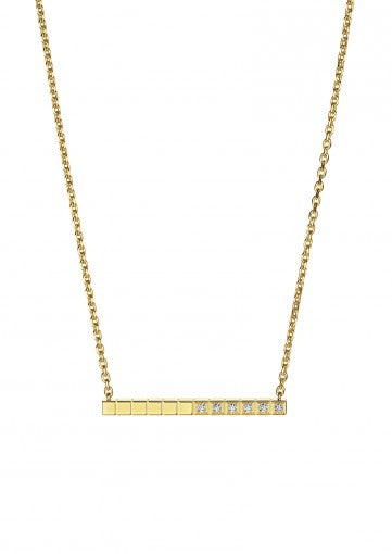 ICE CUBE PURE NECKLACE
18K ETHICALLY CERTIFIED "FAIRMINED" YELLOW GOLD AND DIAMONDS