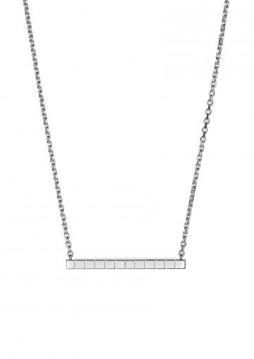ICE CUBE PURE NECKLACE
 18K ETHICALLY CERTIFIED "FAIRMINED" WHITE GOLD