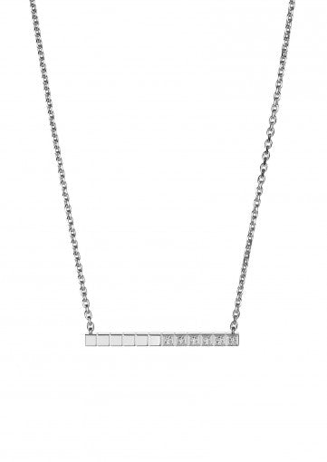 ICE CUBE PURE NECKLACE
18K ETHICALLY CERTIFIED "FAIRMINED" WHITE GOLD AND DIAMONDS