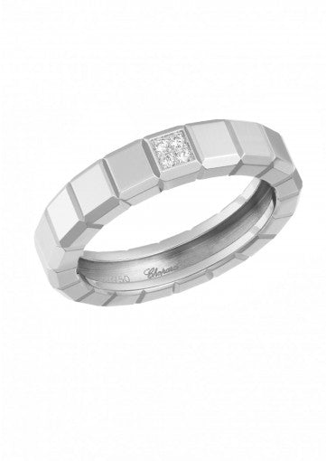 ICE CUBE RING18K WHITE GOLD AND DIAMONDS