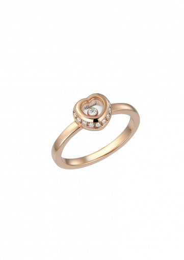 MISS HAPPY RING18K ROSE GOLD AND DIAMONDS