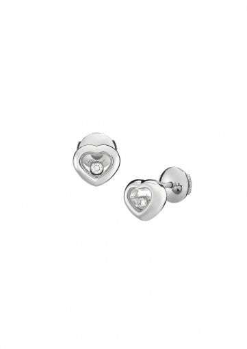 HAPPY DIAMONDS ICONS EARRINGS18K WHITE GOLD AND DIAMONDS