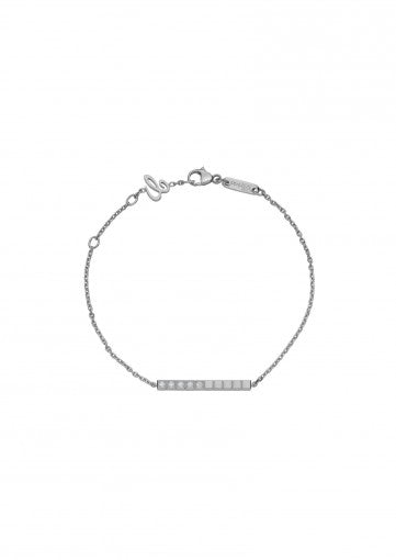 ICE CUBE PURE BRACELET
 18K ETHICALLY CERTIFIED "FAIRMINED" WHITE GOLD AND DIAMONDS