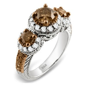 Brown Diamond Ring