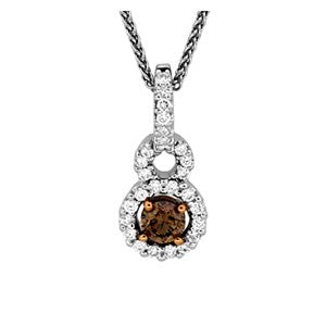 Brown Diamond Pendant