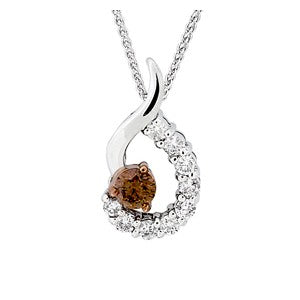 Brown Diamond Pendant