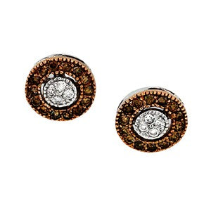 Brown Diamond Earrings