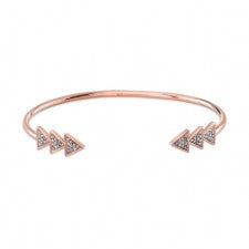ROSE GOLD INSPIRED TRENDY DIAMOND BANGLE