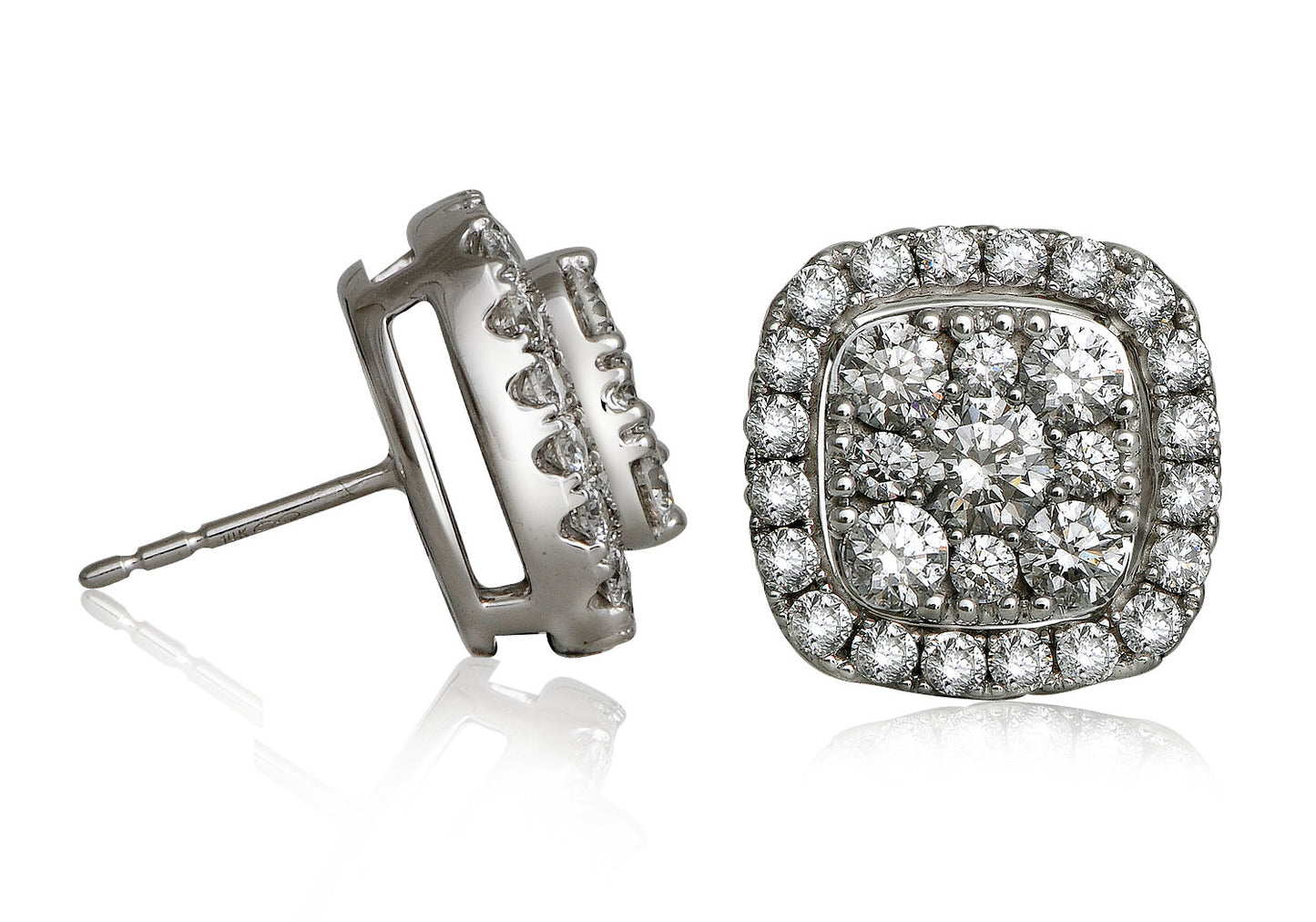 Gold And Diamond Earring