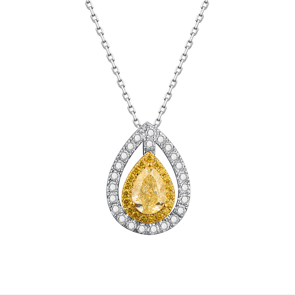 Yellow Diamond Pendant