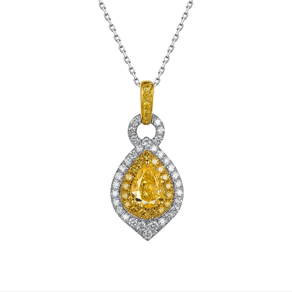 Yellow Diamond Pendant