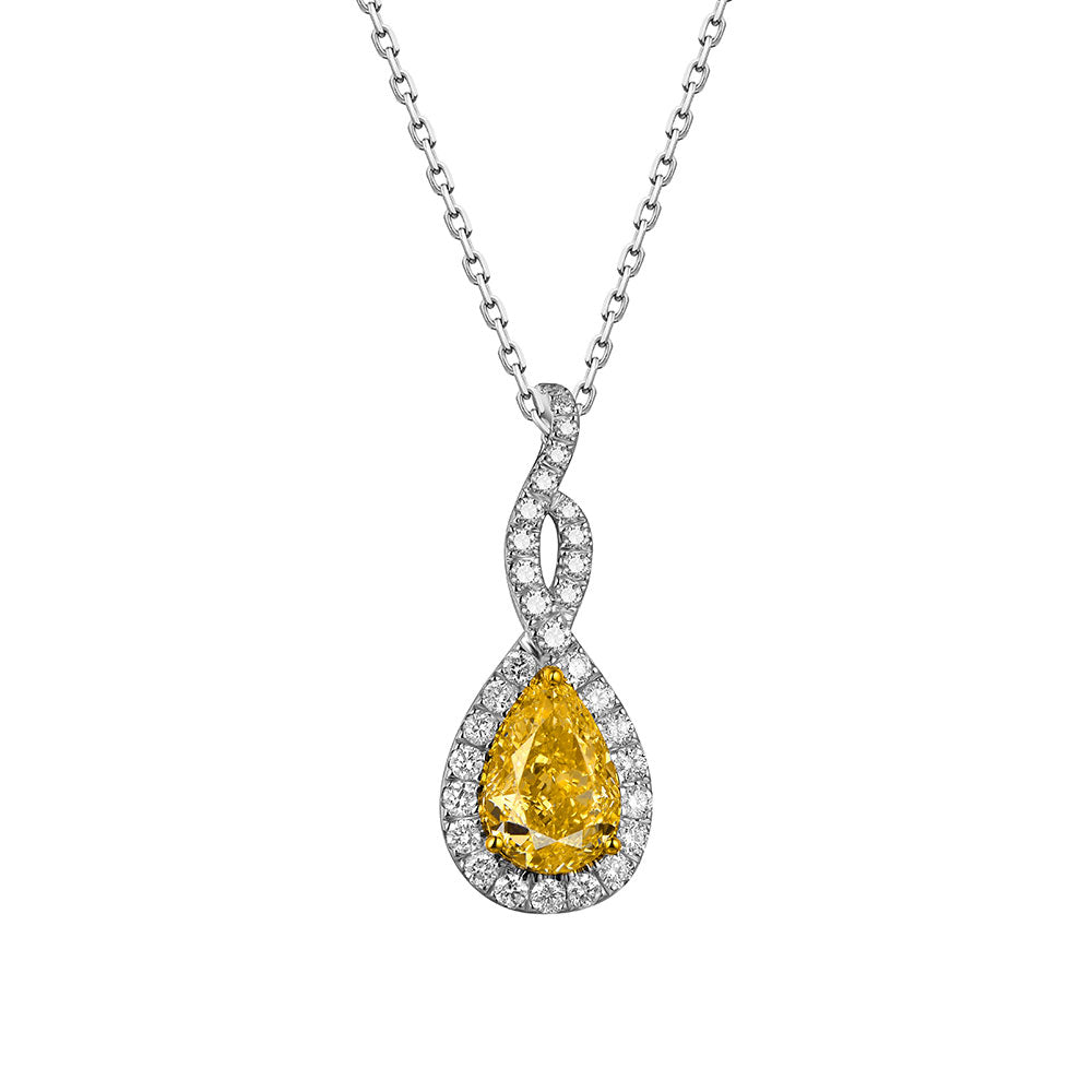 Yellow Diamond Pendant