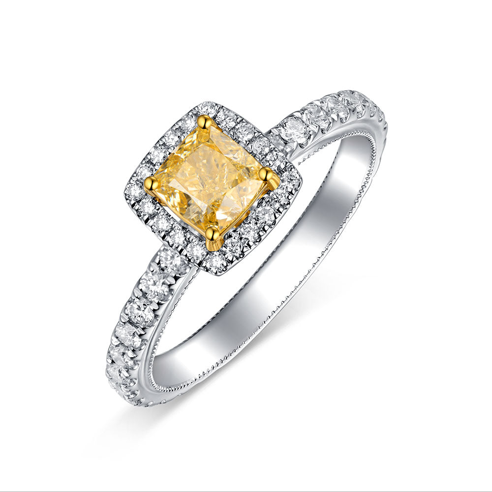 Yellow Diamond Ring