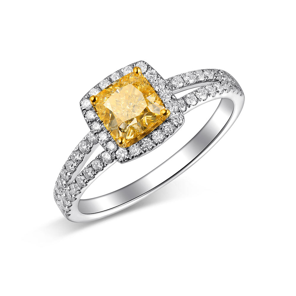 Yellow Diamond Ring