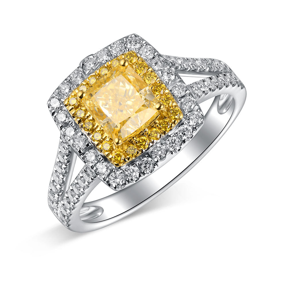 Yellow Diamond Ring