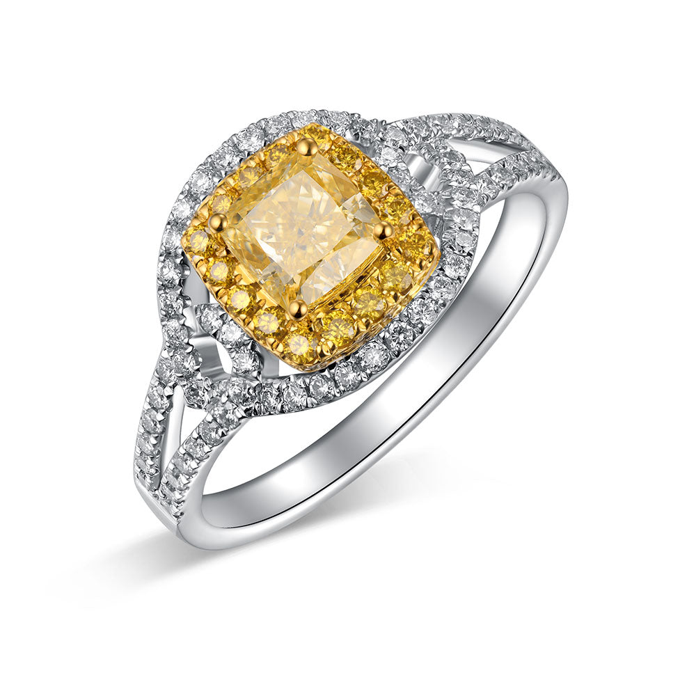 Yellow Diamond Ring