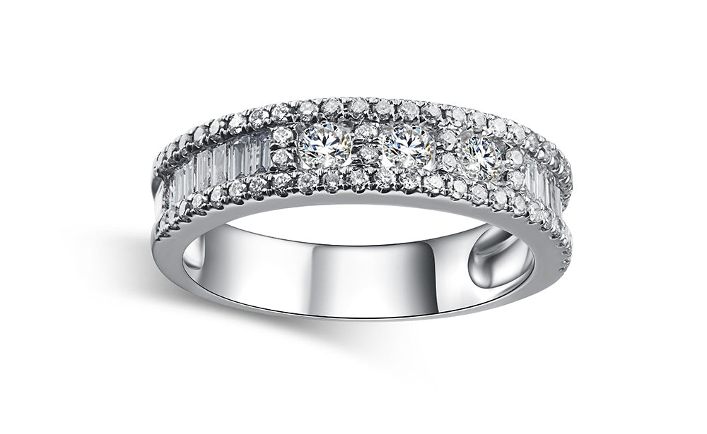 Baguette Wedding Bands