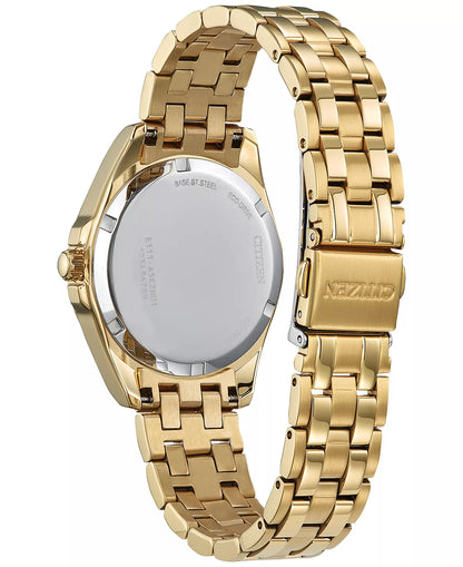 Citizen Eco-Drive Women's Peyten Gold-Tone Stainless Steel Bracelet Watch 33mm