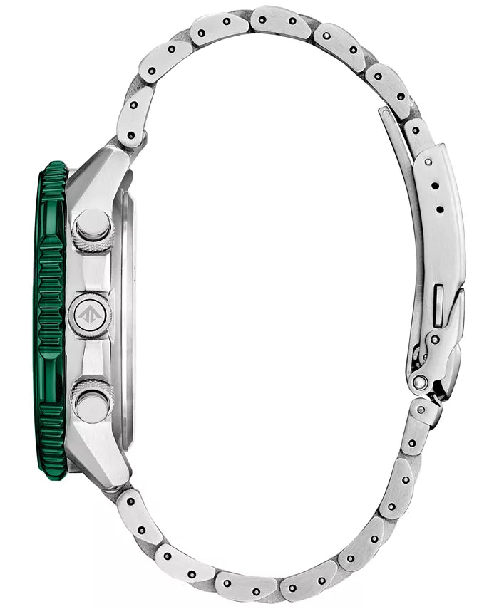 Citizen Eco-Drive Men's Chronograph Promaster Sky Stainless Steel Bracelet Watch 46mm